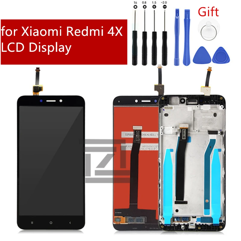 ЖК дисплей для Xiaomi Redmi 4X панель сенсорного экрана с рамкой в сборе IPS дигитайзер