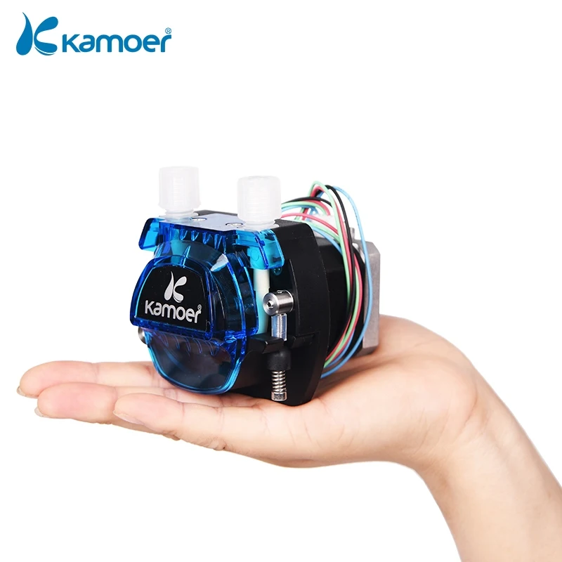Kamoer Новое поступление Горячая распродажа! ККМ 12/24V шаговый мотор перистальтический насос с использованием геотермальной энергии(13,5~ 320 мл/мин., 4/8 роторов