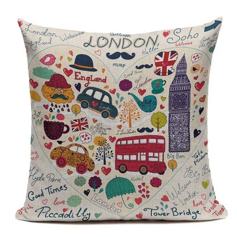 Новинка в британском лондонском стиле и Frence дома декоративная подушка для дивана