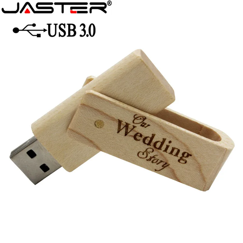 Корабль USB 3 0 Бесплатная персонализированная Настройка деревянный вращающийся