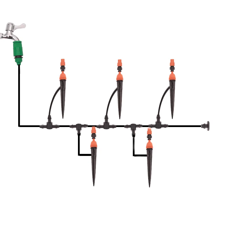 20 м микро капельного регулируемый автоматический полив сад автоматическая