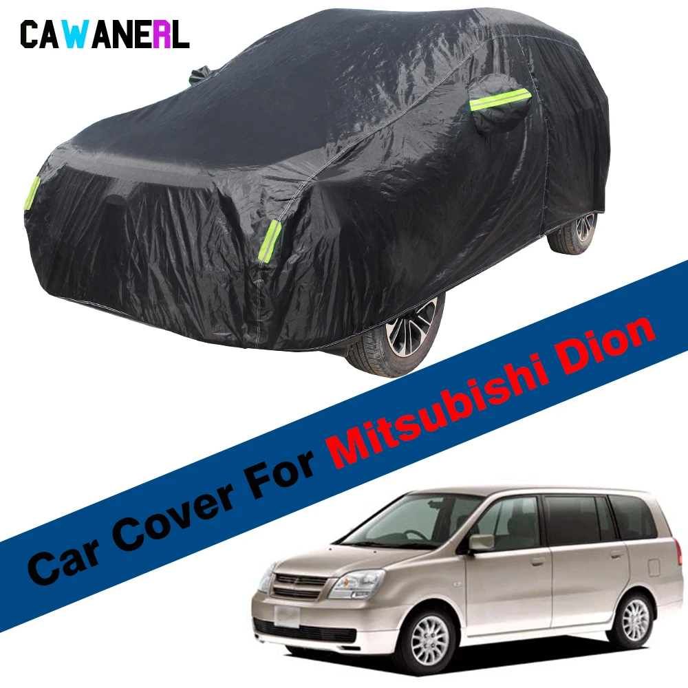 

Waterproof Car Cover Outdoor Anti-UV Sun Shade Snow Rain Ice Dust Resistant MPV Cover For Mitsubishi Dion 2000-2005