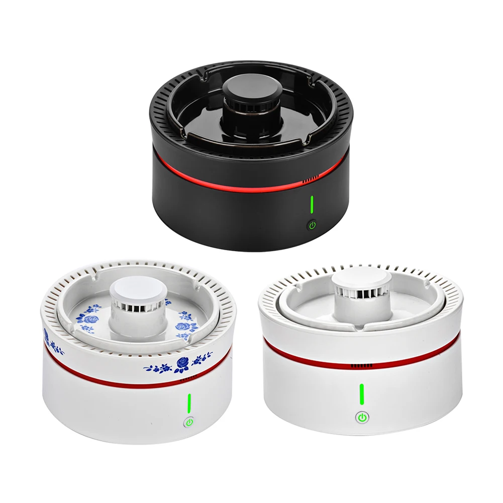

Intelligent USB Ashtray Air Purifier Portable Light Indicator Quality Ionizer Monitor Home Office Cigarette Smoke Cleaner#20