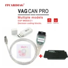 VAG CAN PRO 2020 V5.5.1 с ключом с чипом FTDI FT245RL VCP OBD2 Диагностический интерфейс USB кабель Поддержка Can Bus UDS K Line
