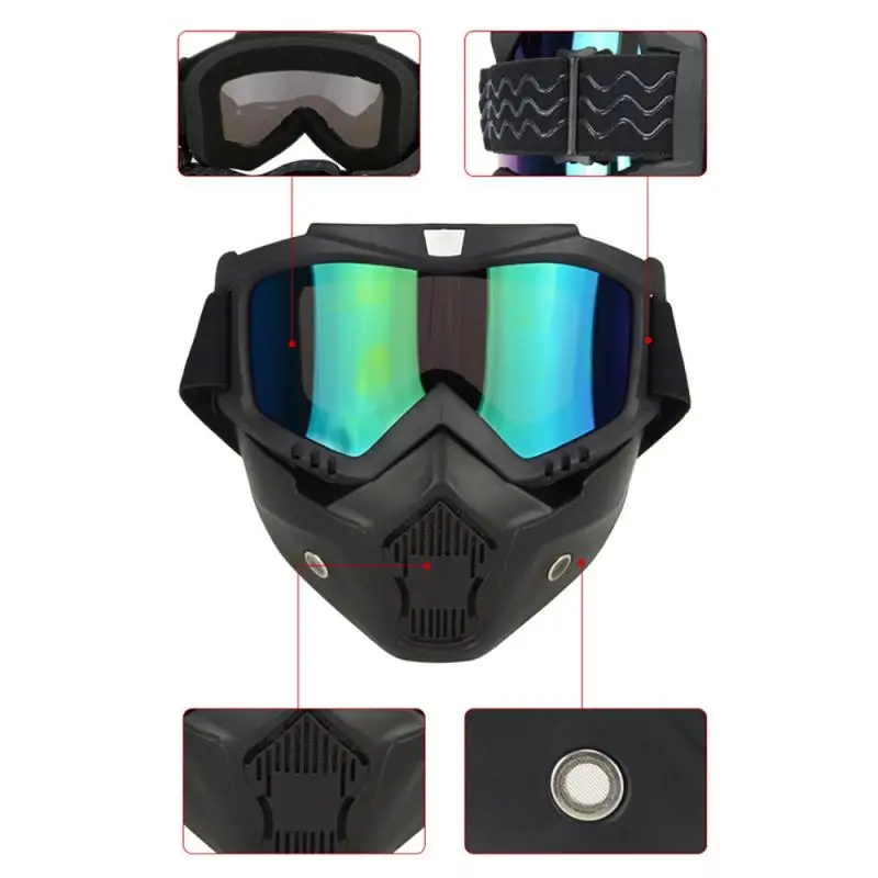Уличные лыжные очки маска для сноуборда зимние снегоходные ветрозащитные