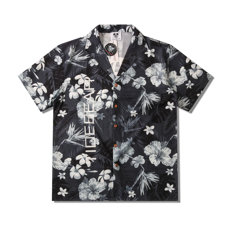 

2022 Hip Hop Shirts For Men Hawaiian Camicias Casual Floral Printed Harajuku Trend Short-sleeve Blouses Chemise Homme Eu Size