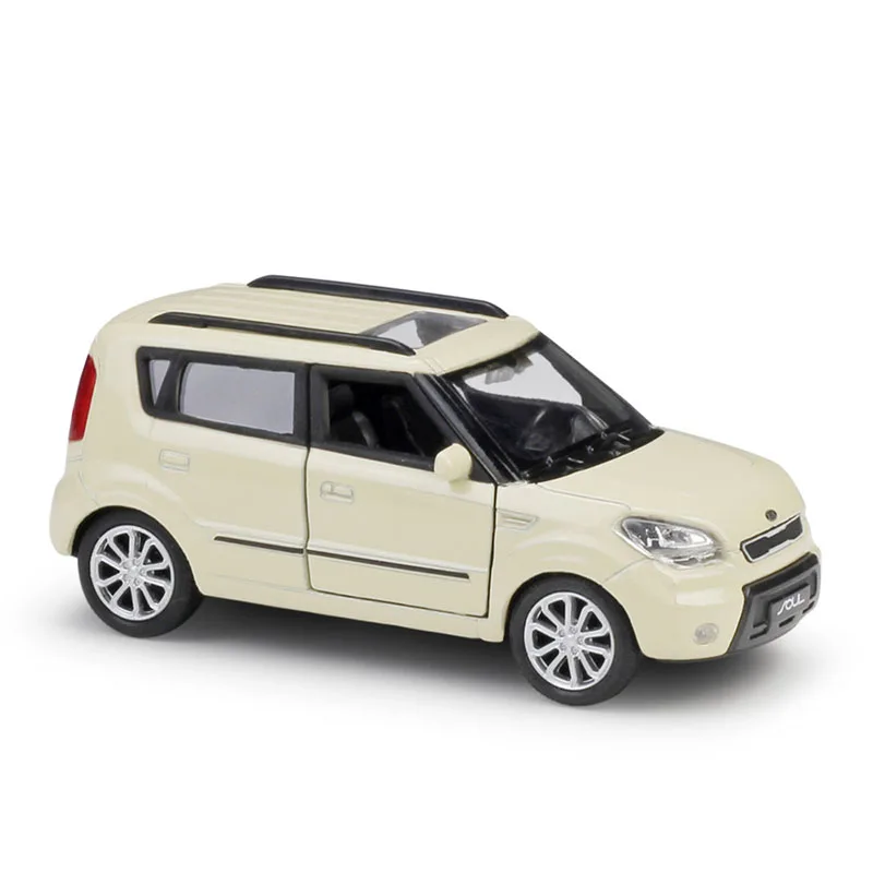 1/36 KIA Soul SUV Литой Сплав литой модели автомобиля игрушка с откатом для детей