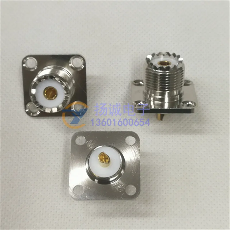 50 Ом радиочастотный разъем фланцевый квадратный женский Радиочастотный SL16 |