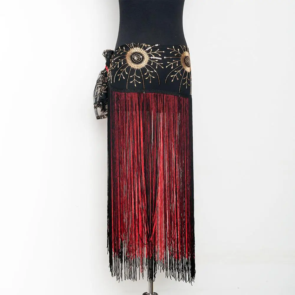 

Women's tassel embroidery belly dance costumes belly dancing hip scarf belt belly dance clothes Arabic Indian dance dress wear