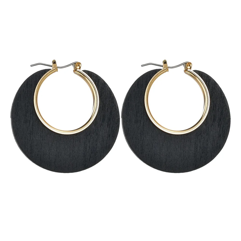 2020 новые большие круглые геометрические массивные серьги ручной работы с