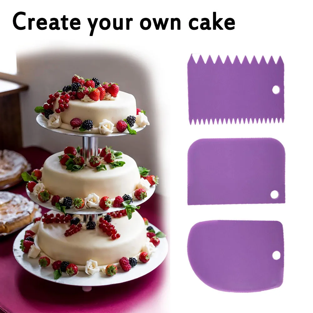 Комплект из 3 предметов формы для выпечки инструменты Пластик миксер теста Ножи