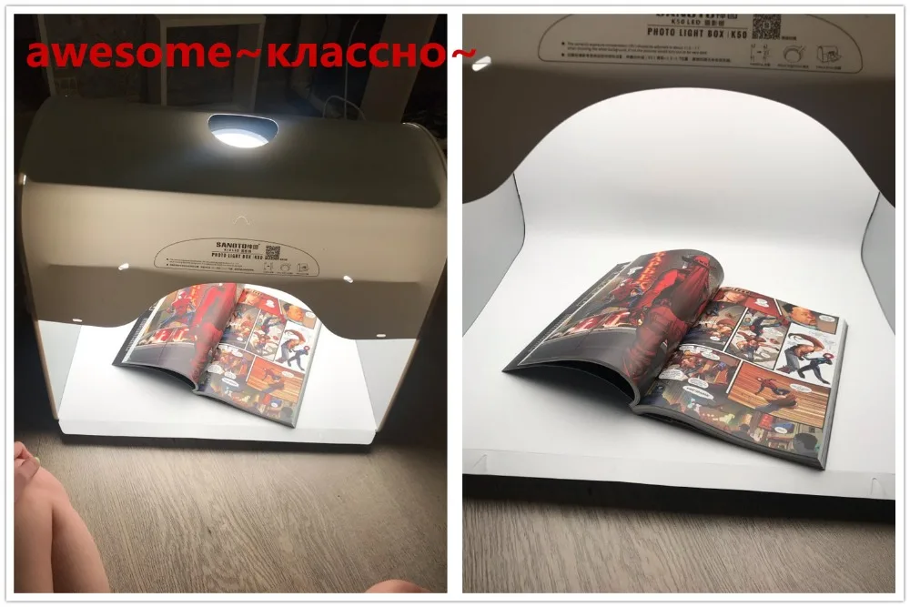 Портативная палатка sanoto для фотосъемки, небольшой складной светильник, софтбокс 50 см, светильник K50 CD50 T03P