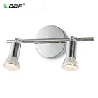 Вращающиеся кухонные потолочные лампы, Регулируемый угол наклона, лампа GU10 Светодиодный ные лампочки для витрины, настенные конусы для гостиной, кабинета, точечное освещение