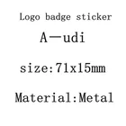 1 новый металлический автомобильный хромированный матовый серебряный значок для A-udi S line Sline A4 S4 RS4 A6 TT A3 эмблема значок наклейка
