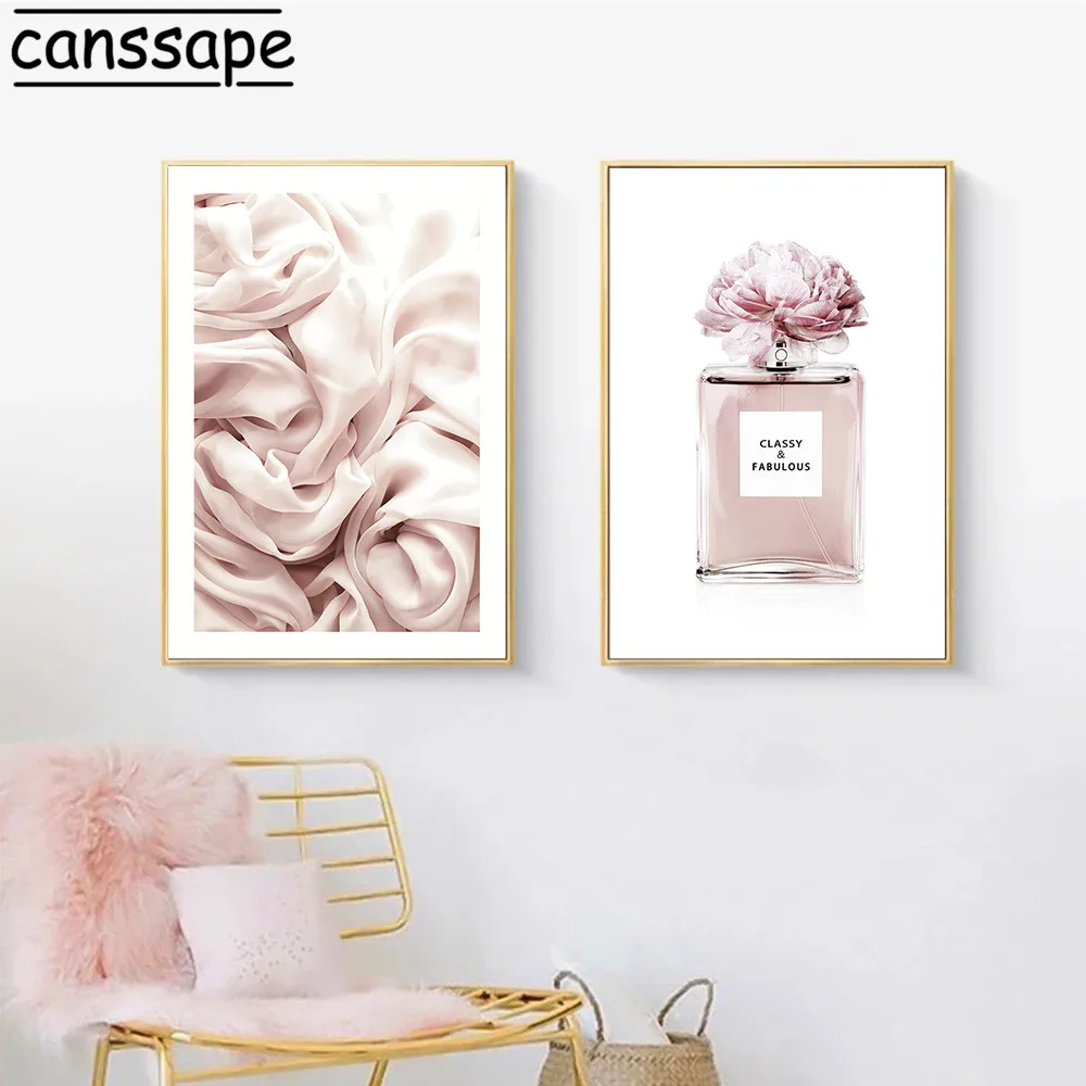 Флакон духов плакат салон красоты плакаты скандинавский принт Vogue холст картины