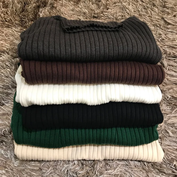 Весна 2020 Новый Модный женский свитер большой размер Однотонный с высоким воротом