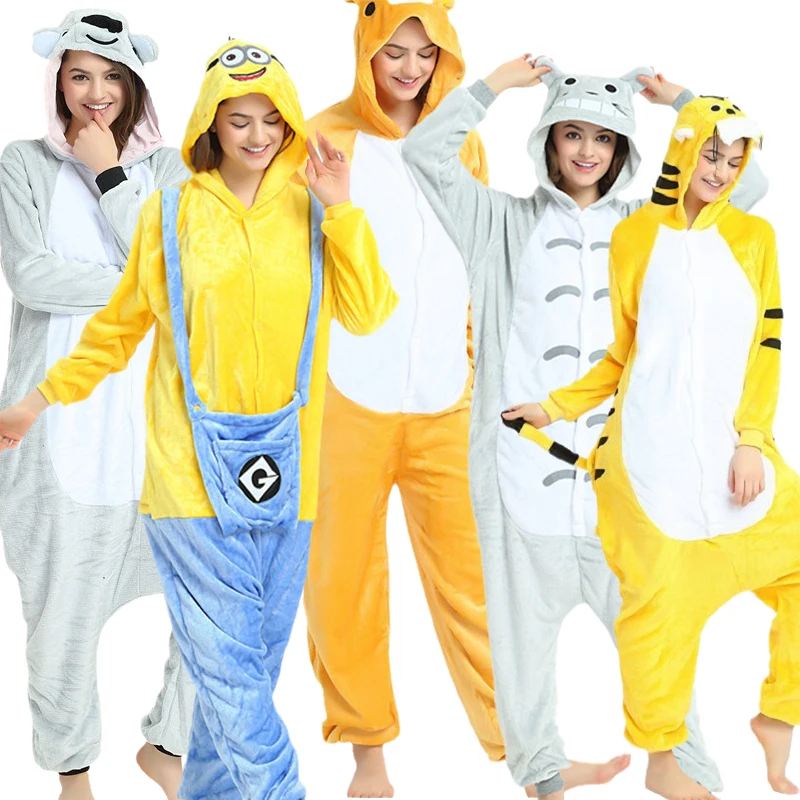 Пижама в виде животного единорог 3D аниме кигуруми женская одежда для сна