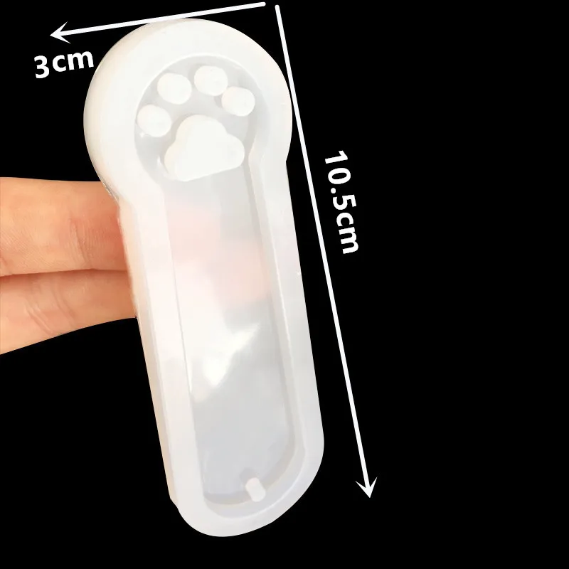 Силиконовая смола форма Закладка кулон кошка лапа формы УФ-отверждаемая