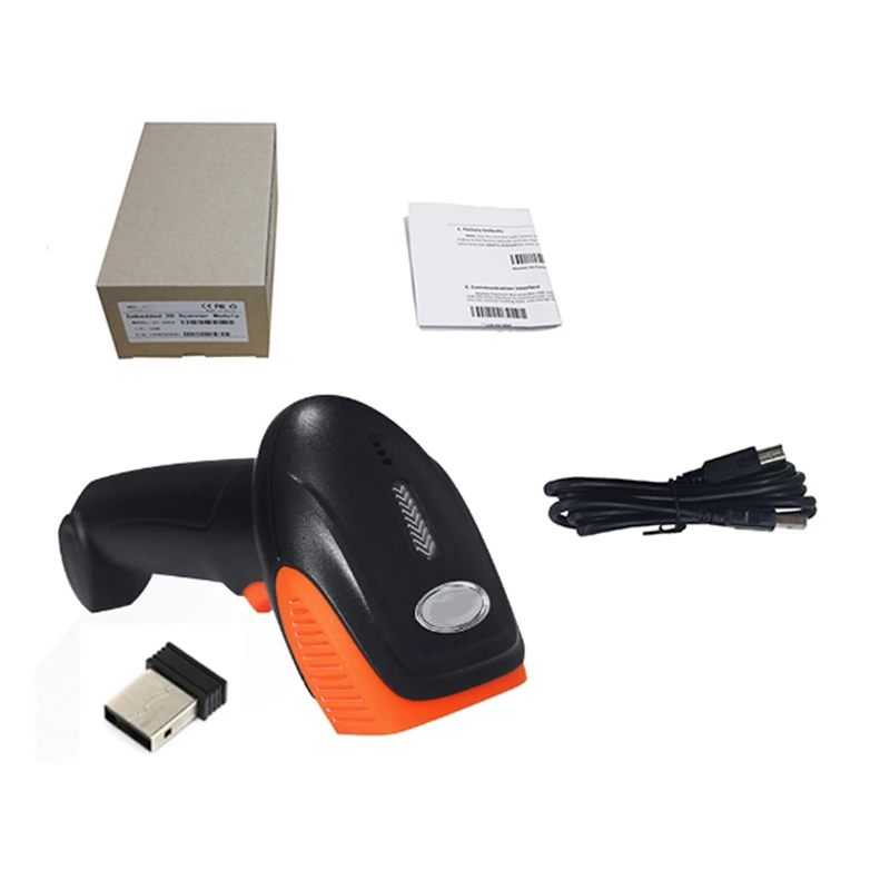 

XT6608 2.4G Wireless Bluetooth 2D Barcode Scanner Portable 1D/2D Code Multifunction USB Handheld QR Reader