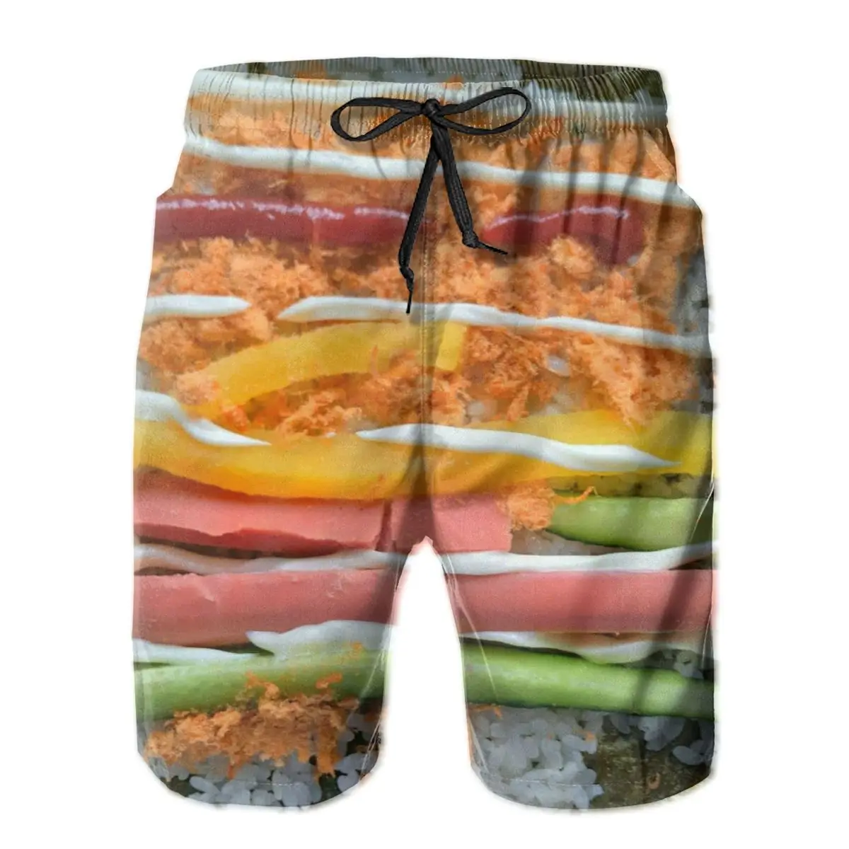 

Гавайские брюки, пляжные дышащие быстросохнущие графические суши Humor