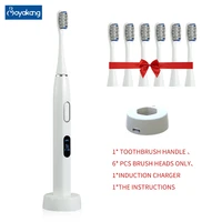 boyakang sonic electric tooth brush 6 cleaning modes smart timing ipx8 waterproof dupont bristles induction charging byk26