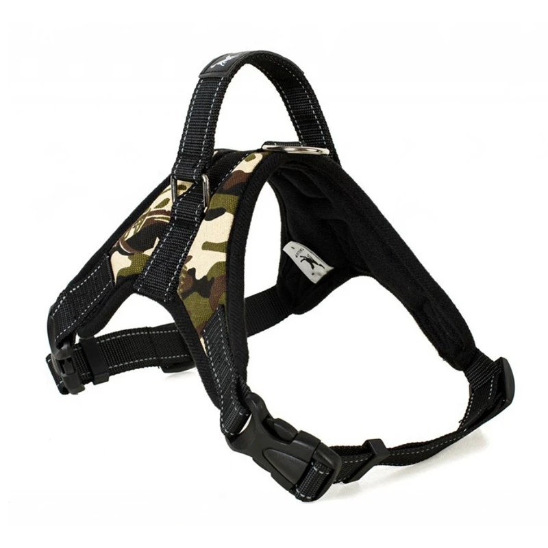 

Dog Soft Adjustable Harness Pet Large Dog Walk Out Harness Vest Collar Hand Strap for Small Medium Large Dogs