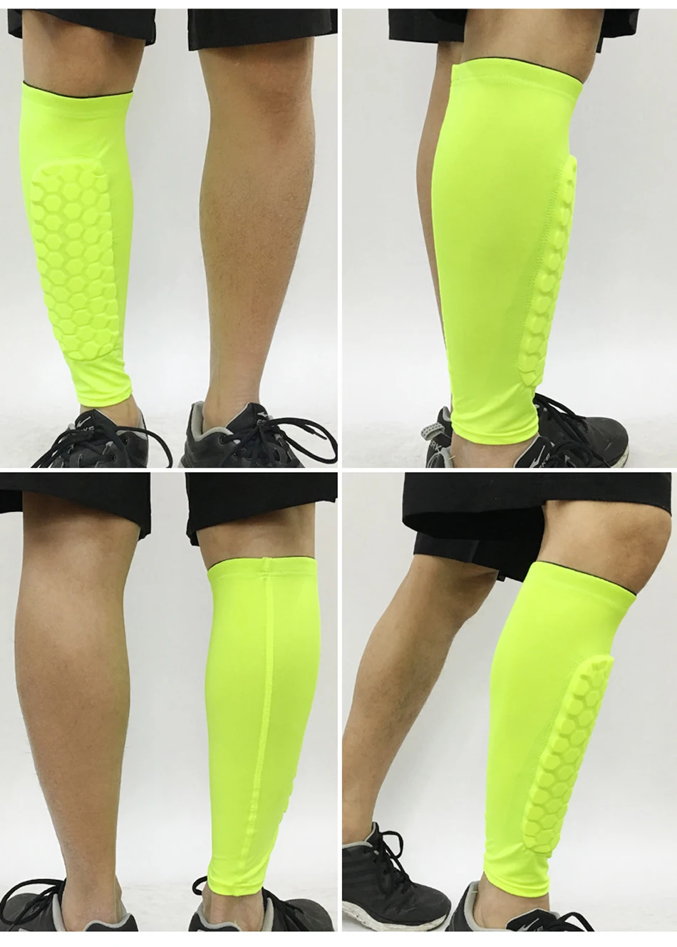 1pcs Honeycomb Shin Guard Professional Football Shields Soccer Legging Shinguards Leg Sleeves Protective Gear Sports Protector