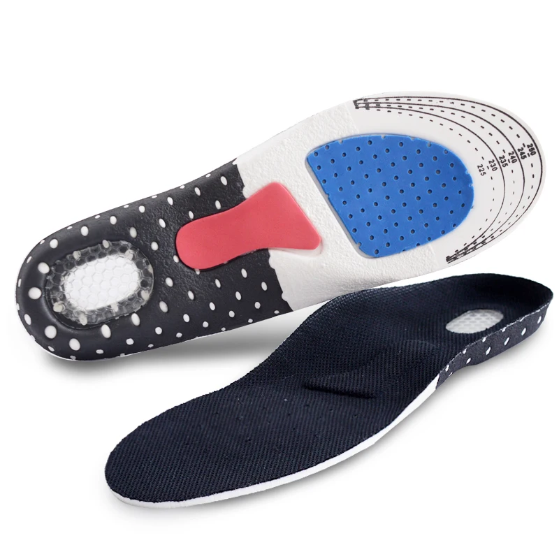 Arch Support Sport Insole Flat Feet Orthopedic Insoles Silica Gel Shock Absorption Cushion Pad for Men Women images - 6