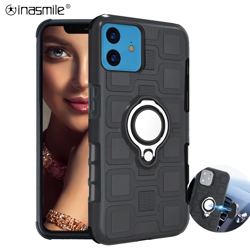 Отличный бронированный чехол для телефона iphone 11 pro max X Xs XR противоударный 7 8 6 6s plus