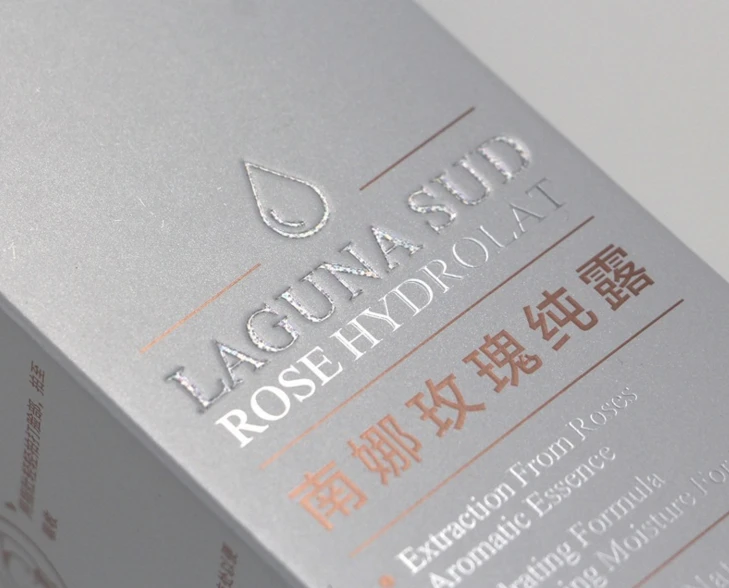 Упаковочная коробка для духов из розовой бумаги роскошная упаковочная ручной