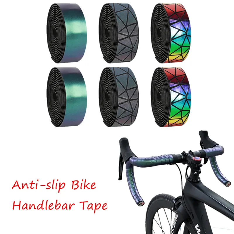 

Quality EVA PU MTB Bike Straps Tape Breathable Sweat-absorbent Shockproof Shockproof Handlebar With Color Surround With Plug