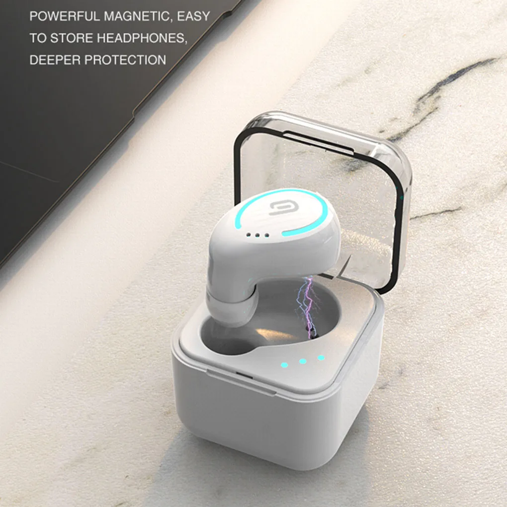 Миниатюрные невидимые беспроводные наушники TWS Bluetooth-наушники с шумоподавлением