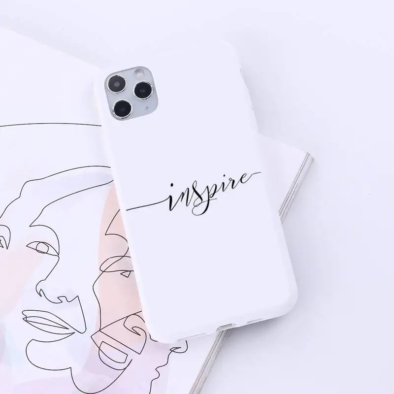 

Love Heart Letter line Aesthetics Phone Case Candy Color for iPhone 6 7 8 11 12 s mini pro X XS XR MAX Plus