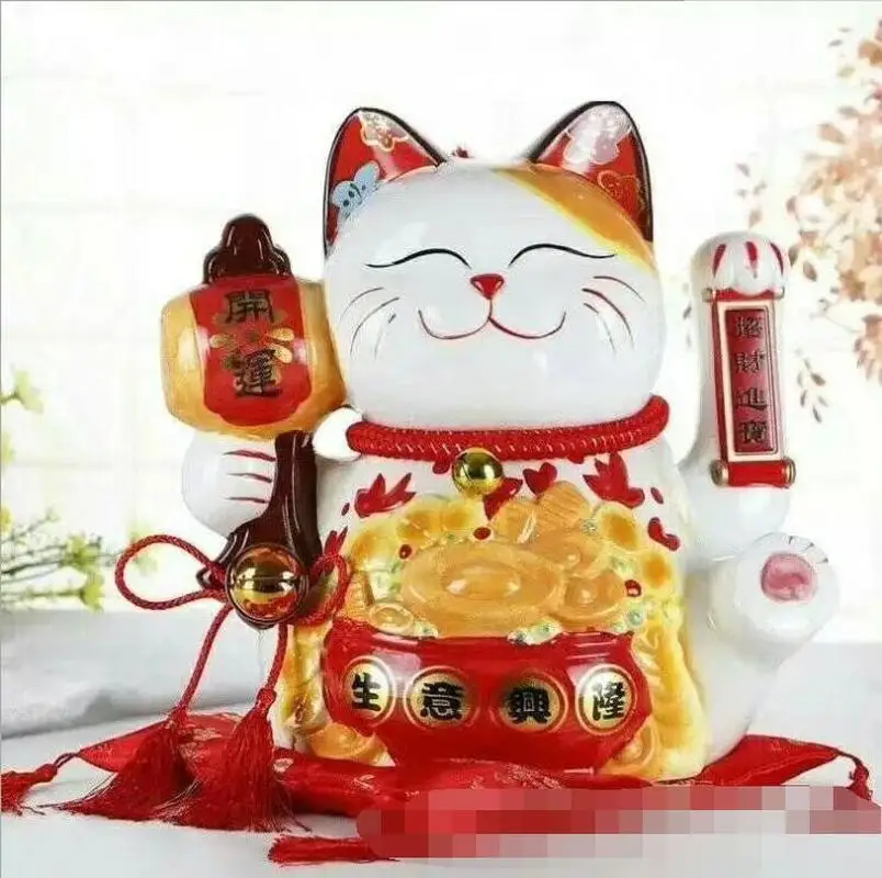 10 дюймовая ручная игрушка "счастливый кот" подарок коту манэки Неко