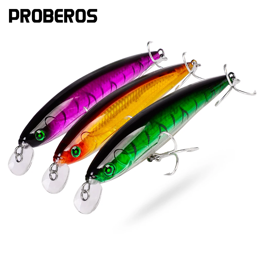 

9 шт., плавающие приманки в виде гольяна, 43-1,51 унции, 16-6,3 дюйма