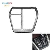 cloudfireglory carbon fiber inner gear shift box panel cover trim lhd left hand drive for toyota rav4 2019 2020
