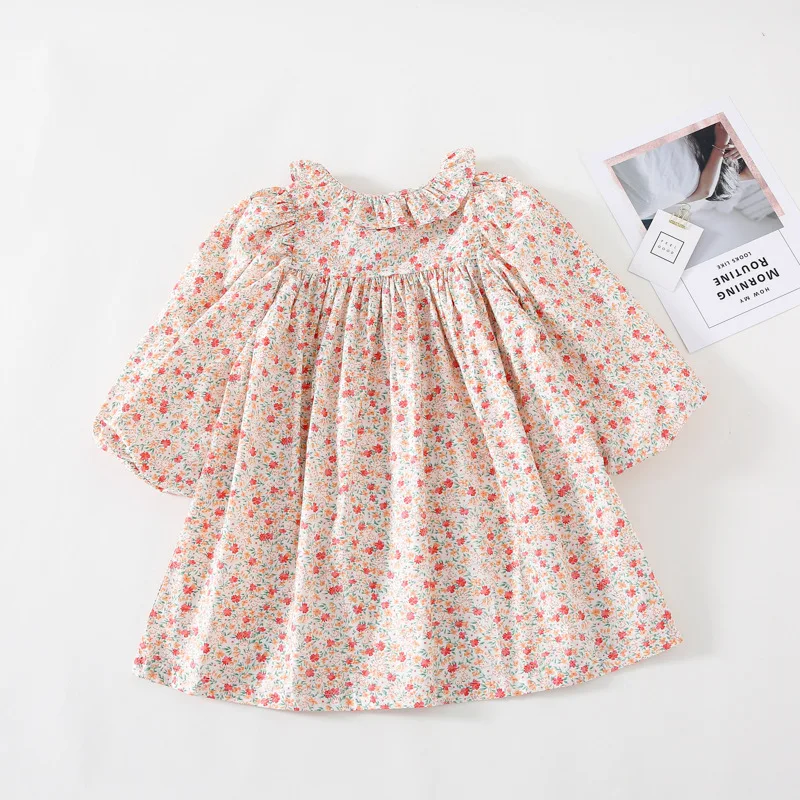 Mihkalev Toddler girls dresses spring 2021 autumn kids dress for long sleeve party tutu children clothing vestidos | Детская одежда и