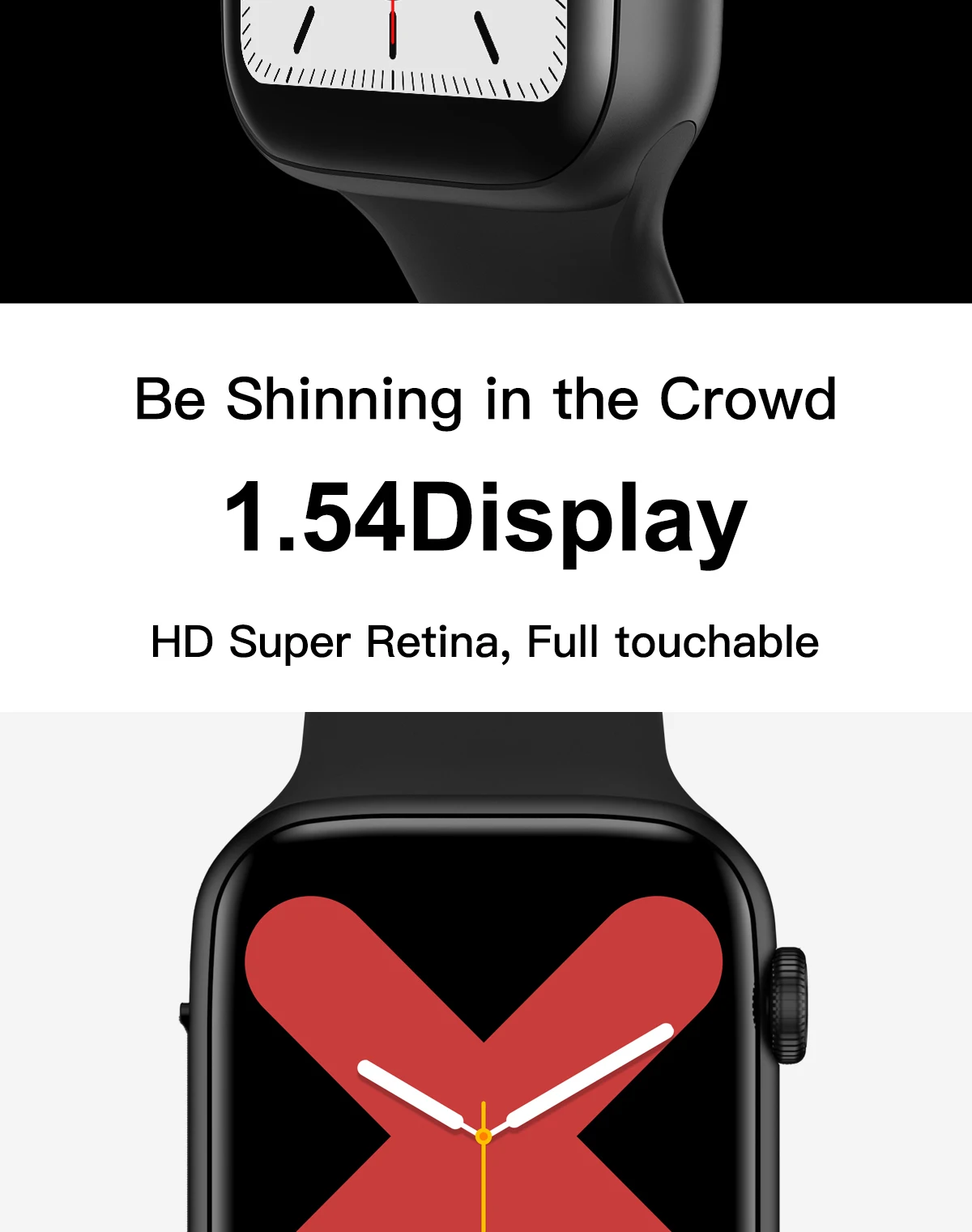 LEMFO W34 1,5" Full Touch женские Смарт-часы мужские для Apple Watch Bluetooth Вызов ЭКГ монитор здоровья трекер Смарт-браслет