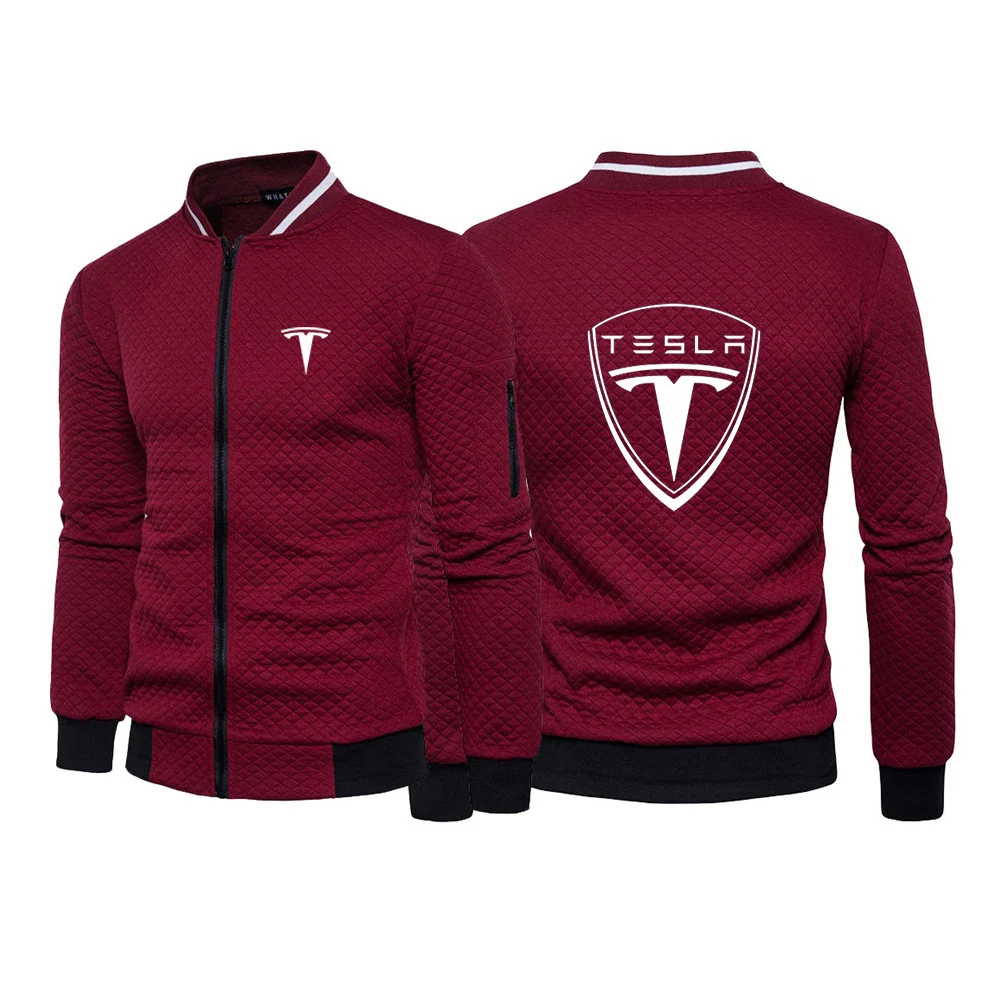 

Tesla Car Logo Printed Mens Hoodies 2020 Hip Hop Casual Sweatshirts Streetwear Male Hooded Hipster Harajuku Tops