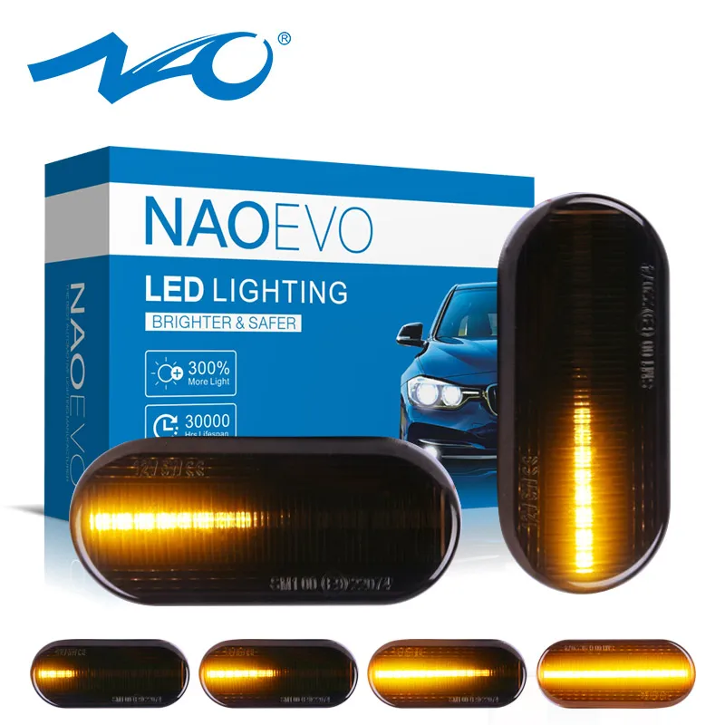 NAO T10 автомобильный боковой габаритный светильник динамический W5W светодиодный