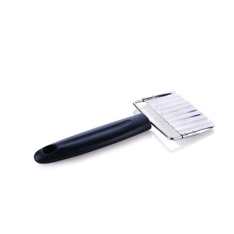 Резак из нержавеющей стали для волнистой нарезки картофеля фри чипы нож овощей