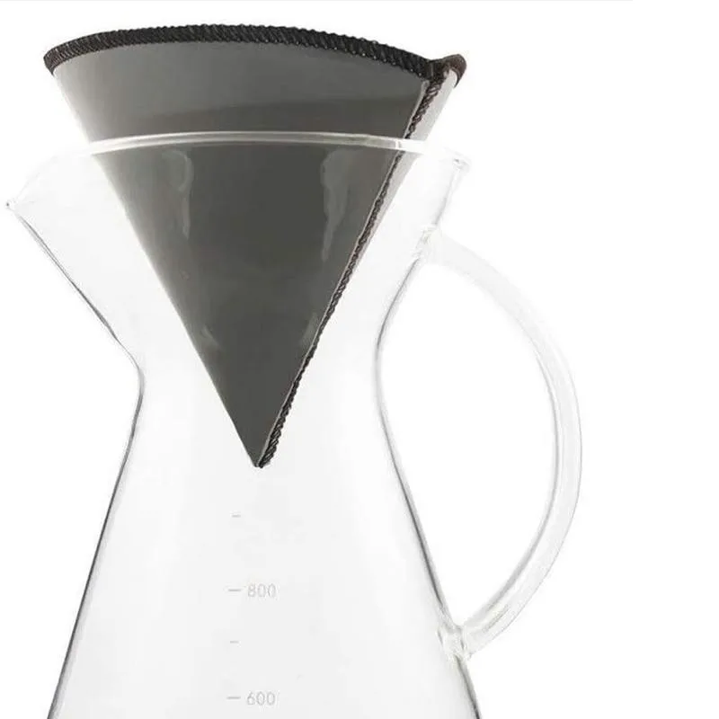 

Кофе ткань фильтра Сталь Кофе цедильного мешка 1 шт. многоразовые залить Кофе сетка фильтра безбумажный Кофе фильтр