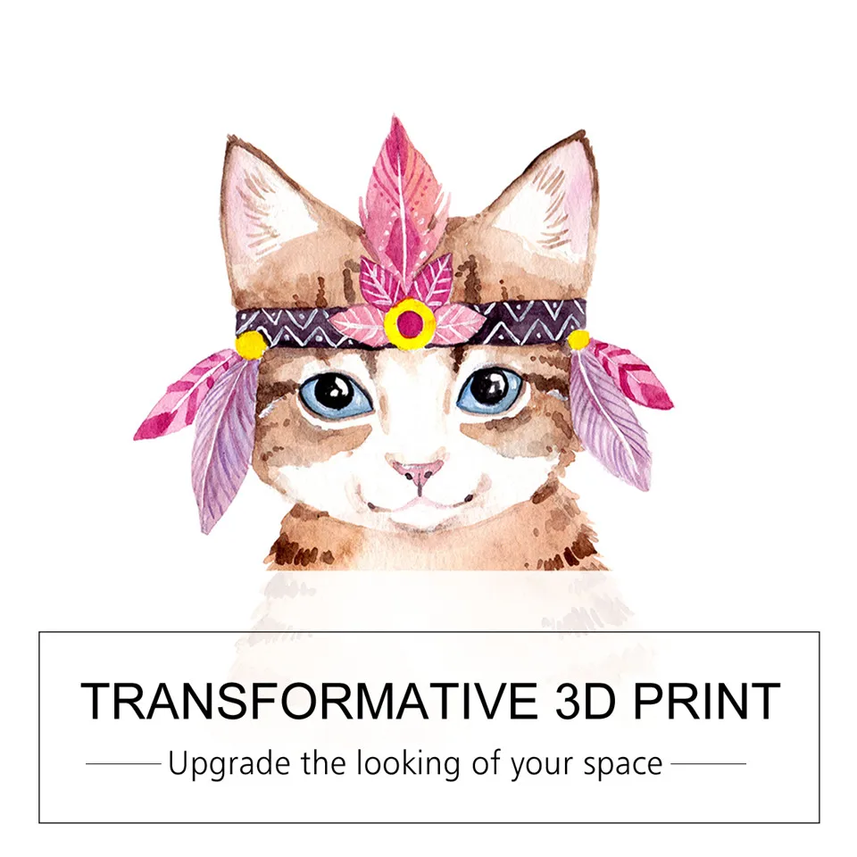 Занавески BeddingOutlet в виде милого кота для гостиной шторы спальни занавески окон с