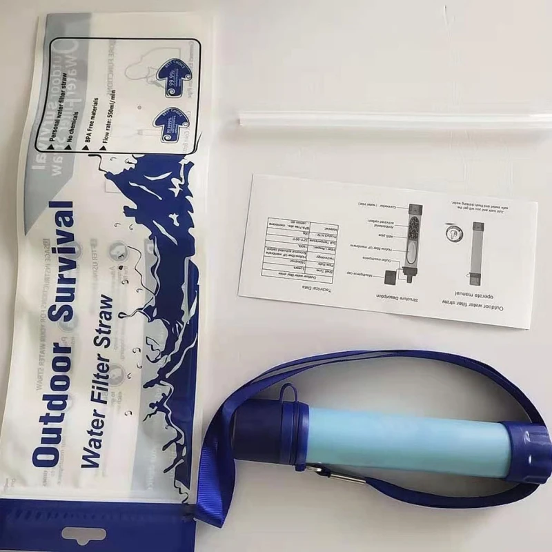 Уличная система фильтрации воды питьевой для экстренных ситуаций пешего туризма