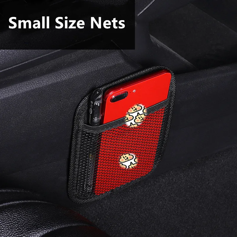 Черная Женская сумка материал из суперволокна автомобильная сеть для груза