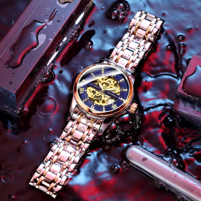 Часы-скелетоны Мужские механические с автоподзаводом MGORKINA 2020 | Наручные часы