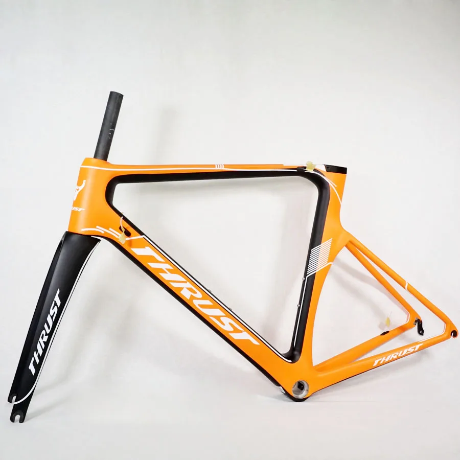 Супер недорогая карбоновая дорожная рама с креплением для седла вилкой и