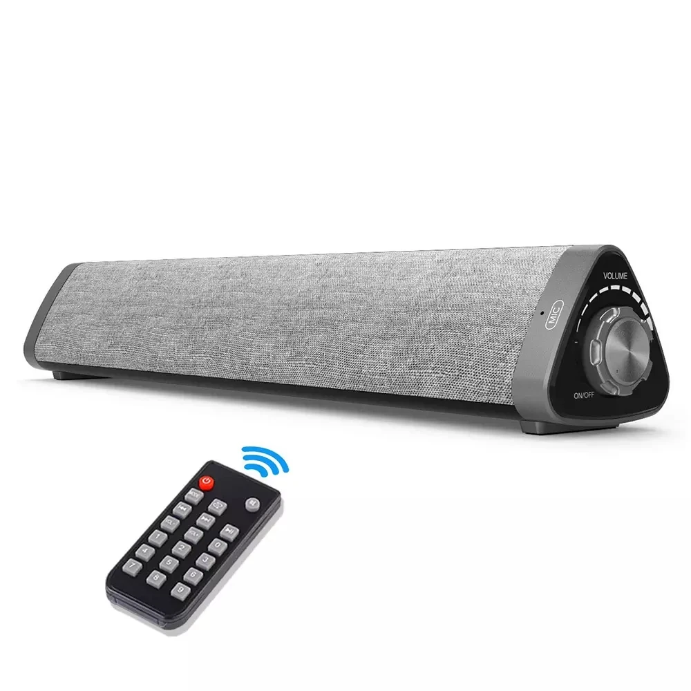 

Home SoundBox Wireless Bluetooth Soundbar Portable Speaker Surround Sound Bar Theater HD Bass Powerful Speakers Compatible TV PC