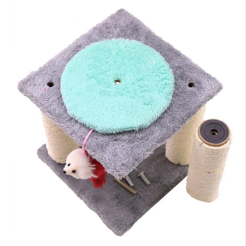 Съемная Когтеточка для кошек с рамой скалолазания игрушка прыжков товары