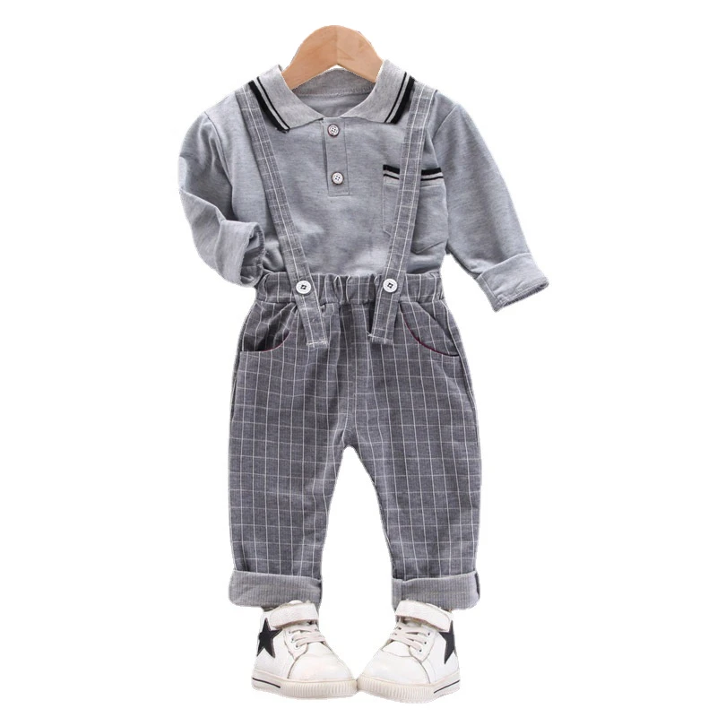 

Summer Children Turn-down Clothes Collar Boys Baby Girls Shirt Pants2Pcs/Set Toddler Fashion Costume New Kids Casual Sport Suits